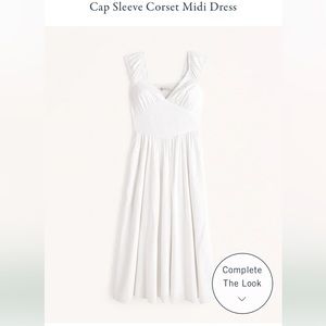 Abercrombie Cap Sleeve MIDI Dress